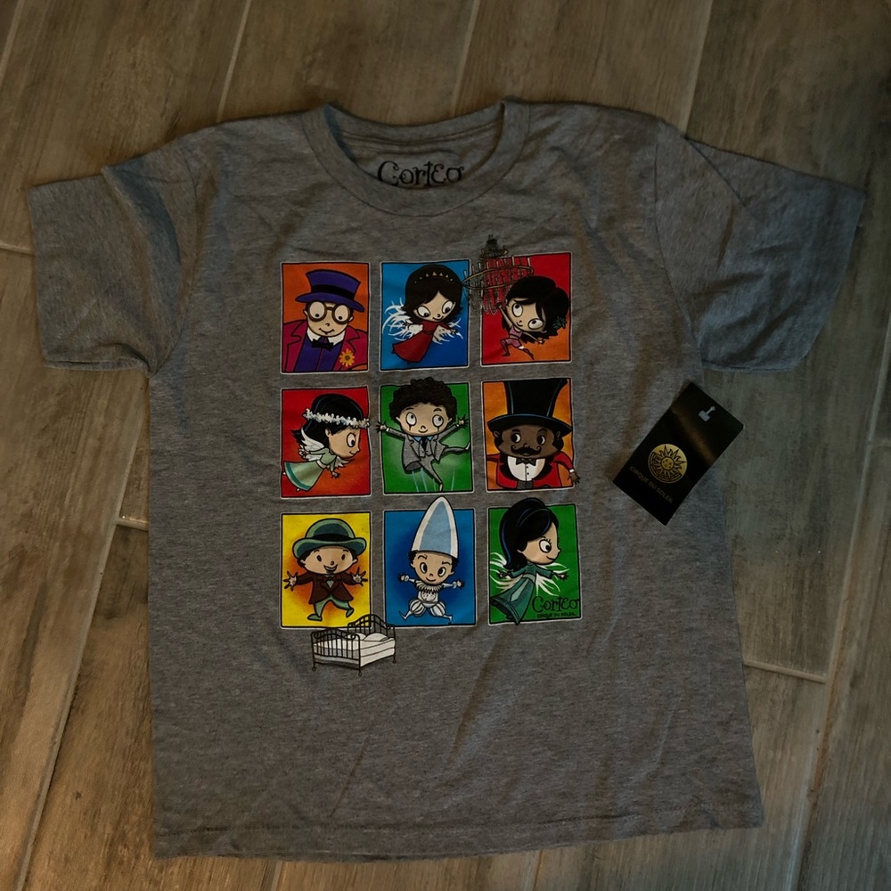 A graphic tee shirt